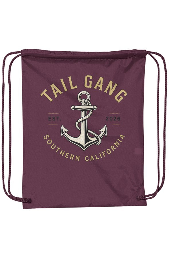 Tail Gang Anchor Drawstring Bag with DUROcord