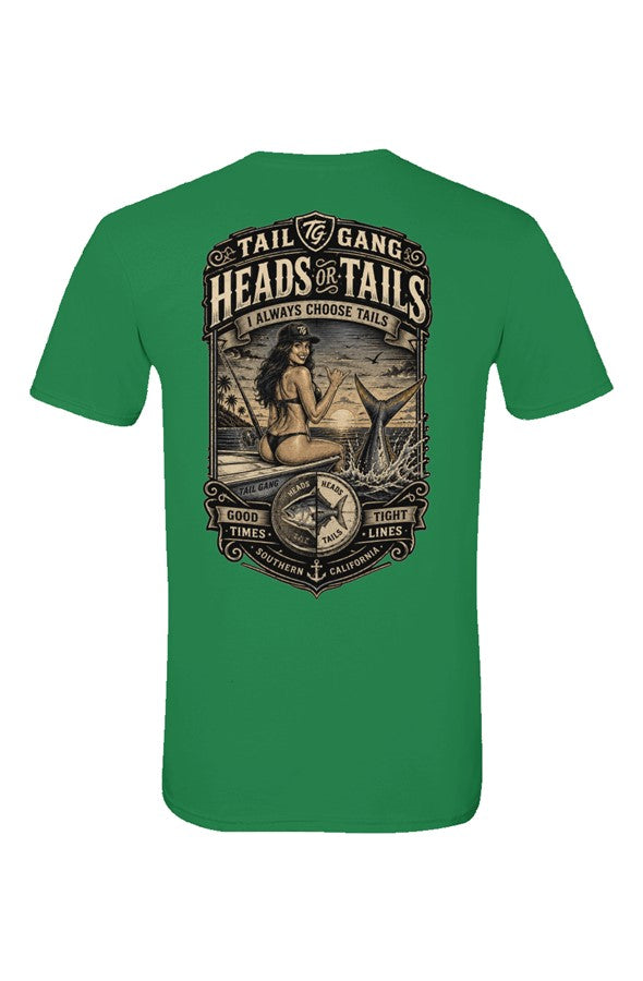 Tail Gang Premium Tee Heads or Tails? We always choose tails.