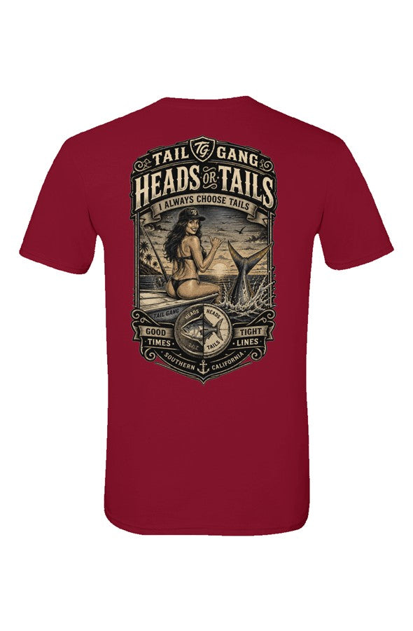 Tail Gang Premium Tee Heads or Tails? We always choose tails.
