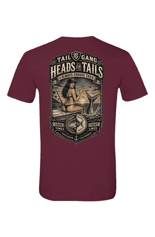 Tail Gang Premium Tee Heads or Tails? We always choose tails.