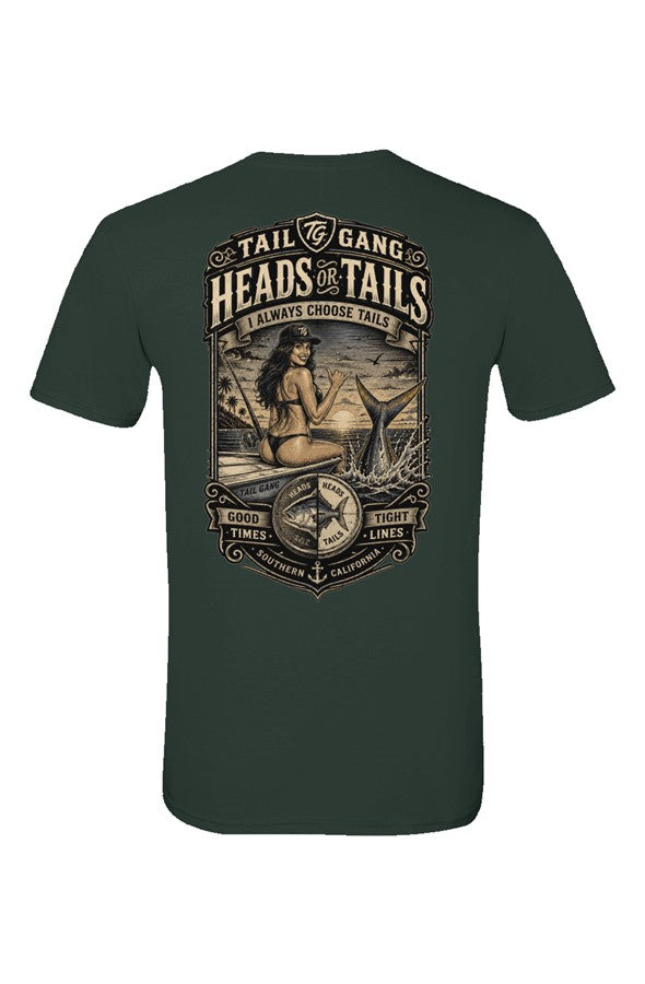 Tail Gang Premium Tee Heads or Tails? We always choose tails.