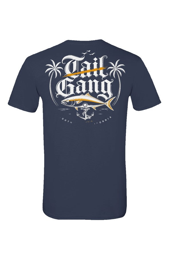 Tail Gang Yellowtail Tee Black