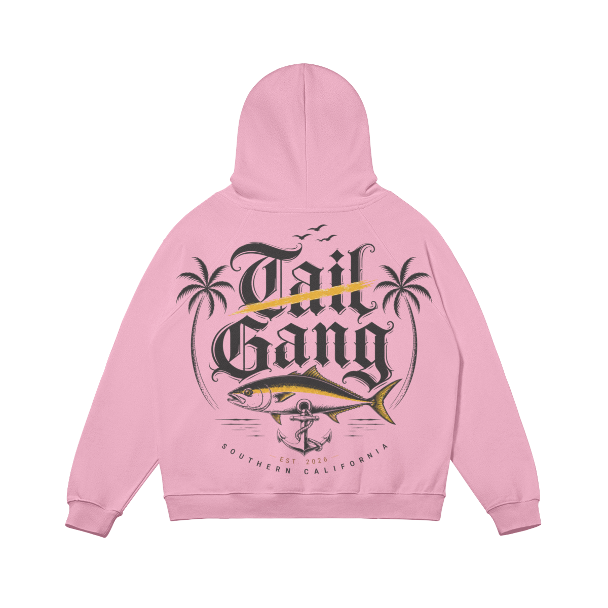 Tail Gang Premium Yellowtail Pull Over Hoodie