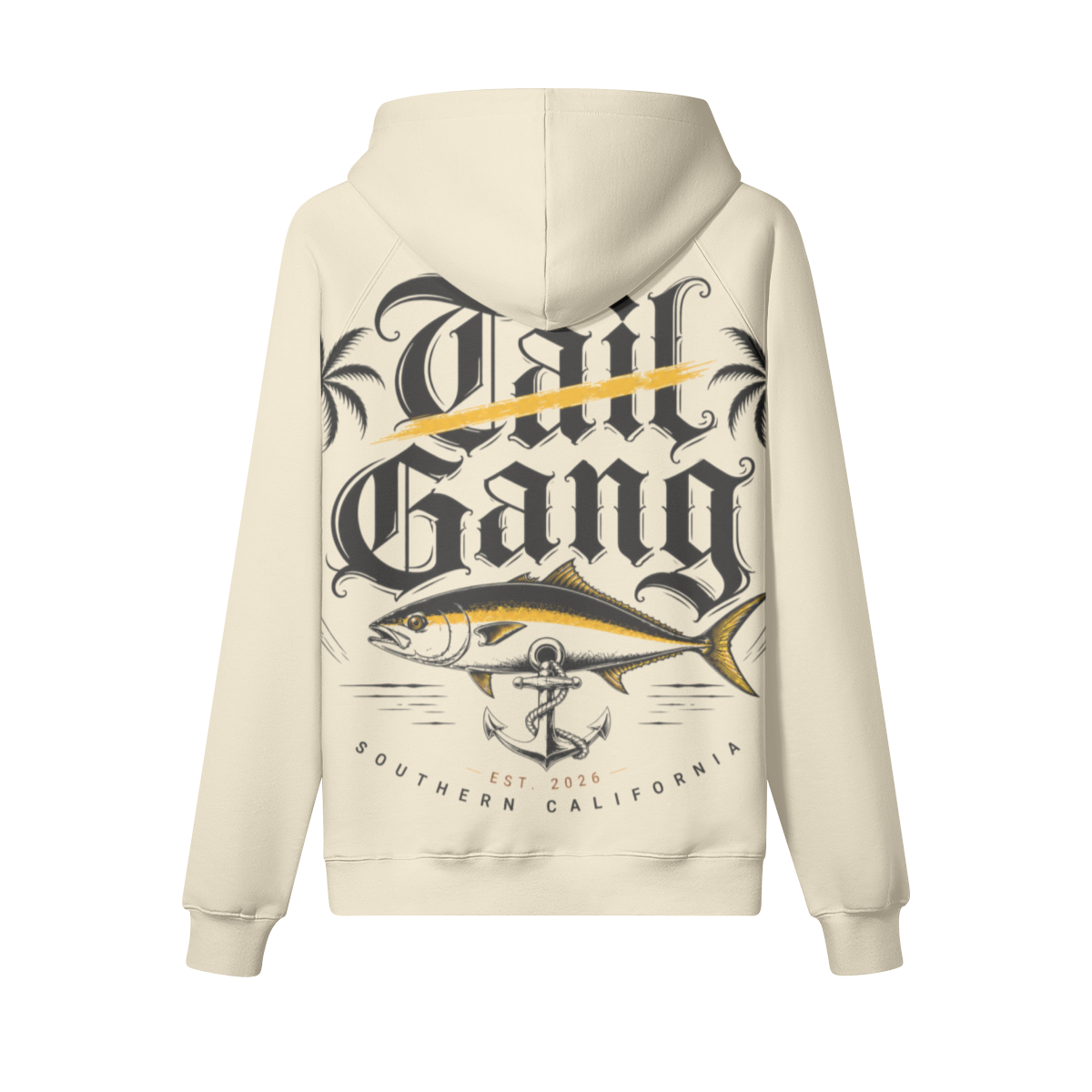 Tail Gang Premium Yellowtail Pull Over Hoodie
