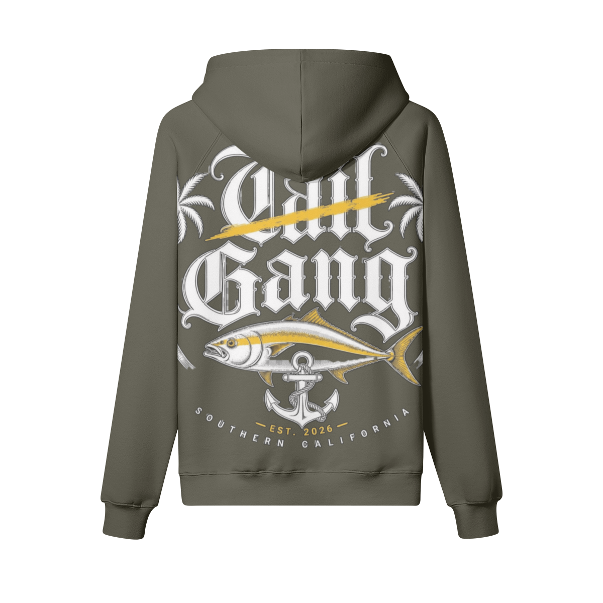Tail Gang Premium Yellowtail Pull Over Hoodie