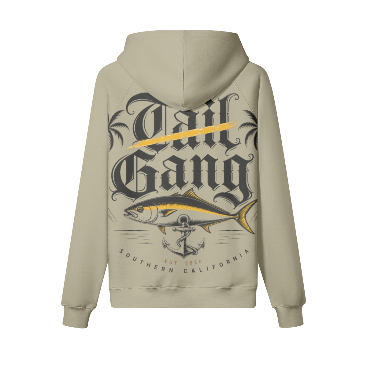Tail Gang Premium Yellowtail Pull Over Hoodie