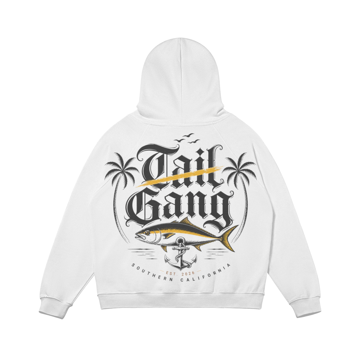 Tail Gang Premium Yellowtail Pull Over Hoodie