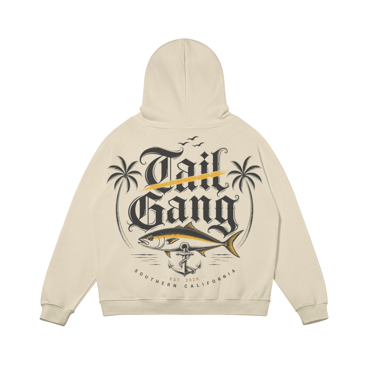 Tail Gang Premium Yellowtail Pull Over Hoodie