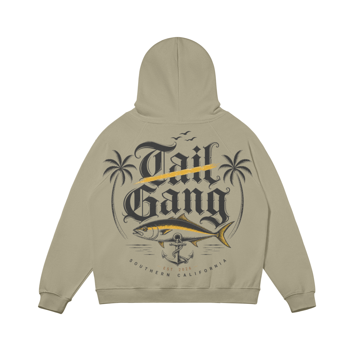 Tail Gang Premium Yellowtail Pull Over Hoodie
