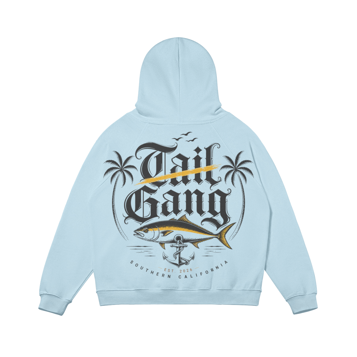 Tail Gang Premium Yellowtail Pull Over Hoodie